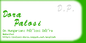 dora palosi business card